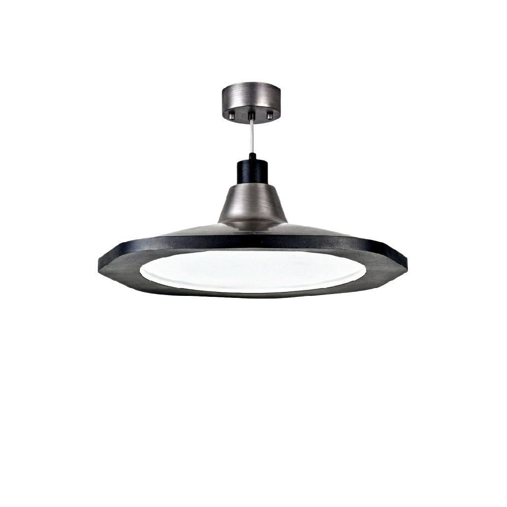 Moderne hanglamp met metalen afwerking